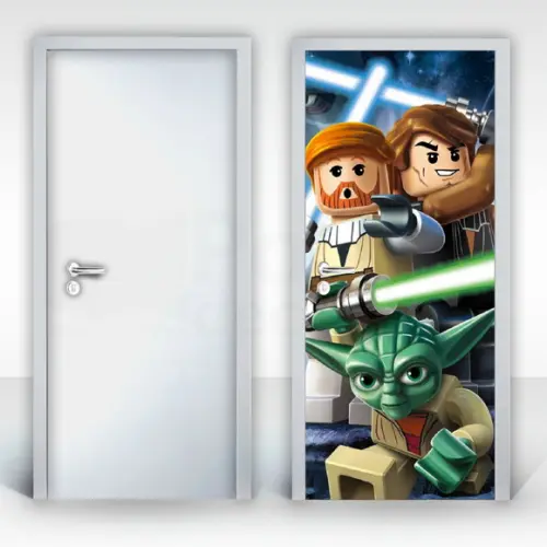 Adesivo Porta Lego star wars