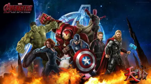 Painel Adesivo Os Vingadores 300X250CM