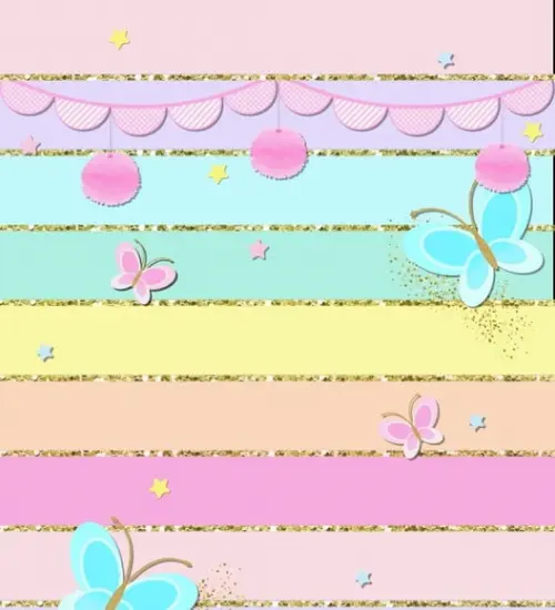 Papel de parede Listras Coloridas