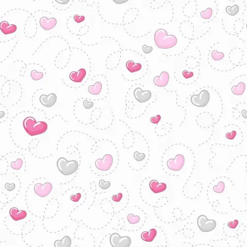 Papel de parede coração Decor 36