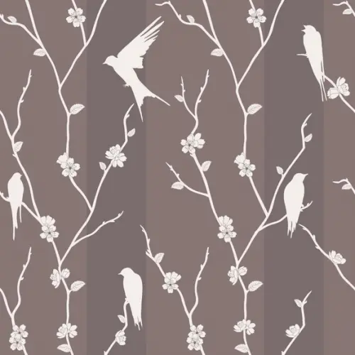 Papel de parede Pássaros Bambu Decor 49