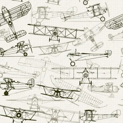 Papel de parede avião decor 59