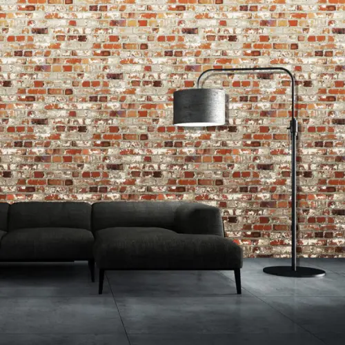 Papel de parede Tijolinho Barro Decor 02