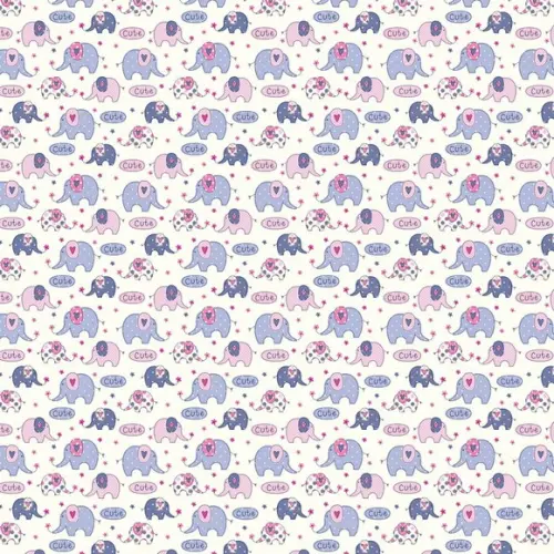 Papel de parede Elefante Lilas