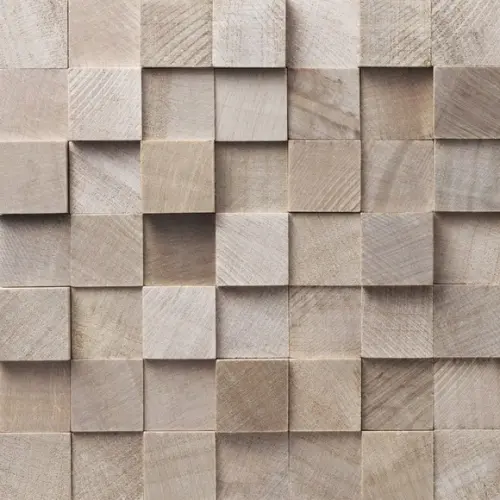 Papel De Parede Auto Adesivo Cubos 3d Madeira 3mts