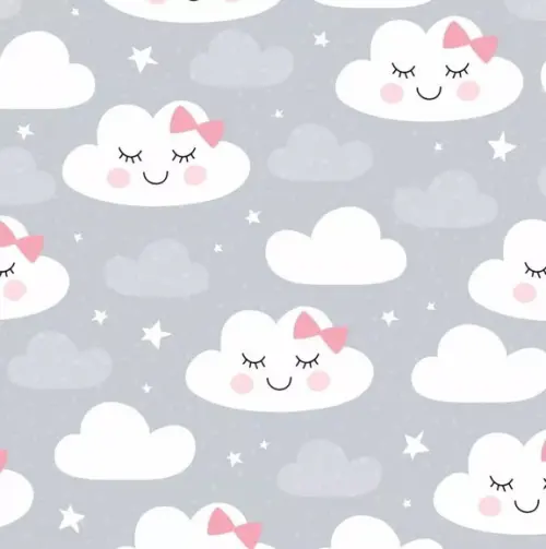 Papel de parede Nuvens Baby 01