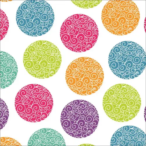 Papel de parede bolas coloridas Decor 16