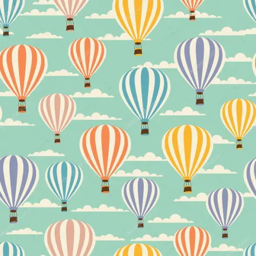 Papel de parede Balão Color