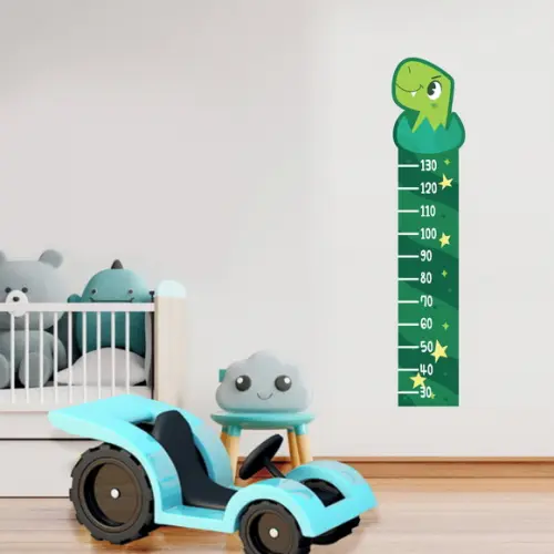Adesivo de Parede Regua de Crescimento Infantil Dinossauro
