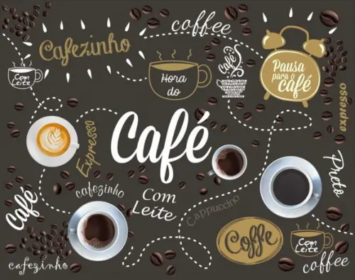 Papel De Parede Cozinha Café Cibelle Campos