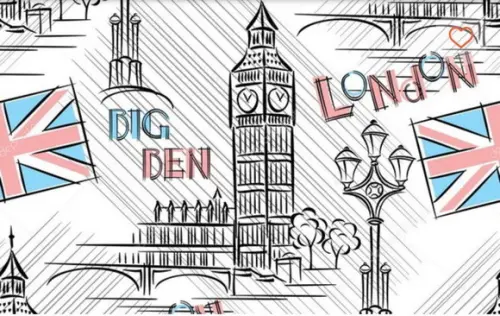 Papel de parede Londres Big Ben 3 metros