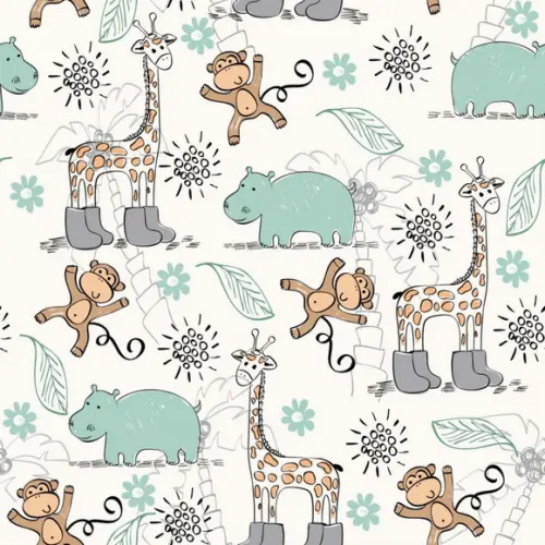 Papel de parede Zoo Safari Decor 29