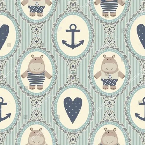 Papel de parede Marinheiro Ancora