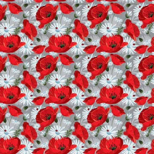 Papel De Parede Floral Rosas