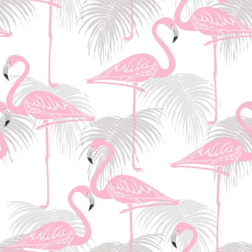 Papel de Parede Flamingos Decor 01