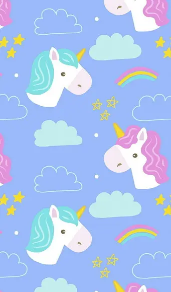 Papel de parede Unicórnio Decor01