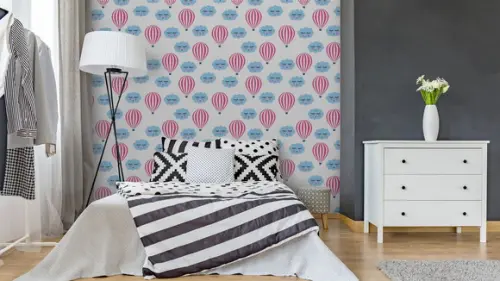 Papel de parede Balão Nuvens