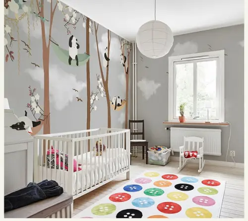 Papel de Parede Urso Panda m²