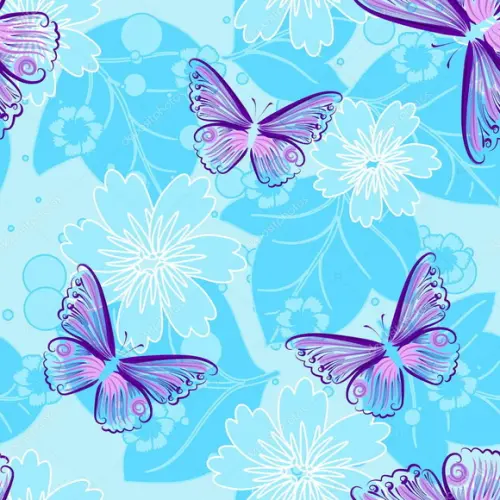 Papel de parede Borboletas colors