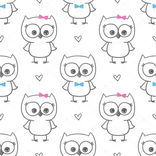 Papel de parede coruja Decor 01