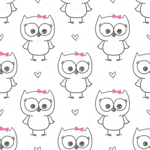 Papel de parede coruja Decor 02