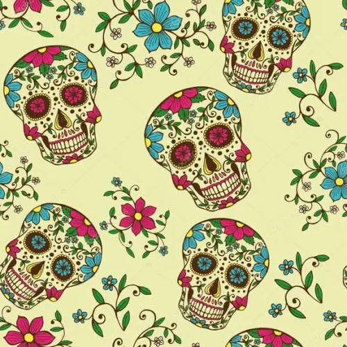 Papel de parede Caveira Decor 68
