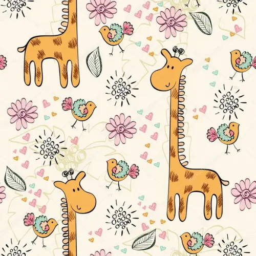 Papel de parede Zoo Safari decor01