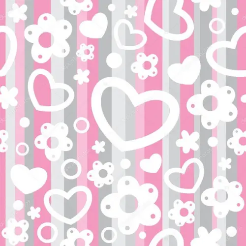 Papel de parede coração Decor 44