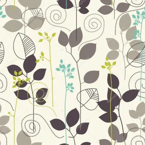 Papel De Parede Vintage Floral Decor 03