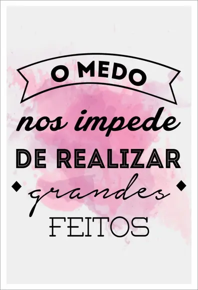 Poster Adesivo FRASE