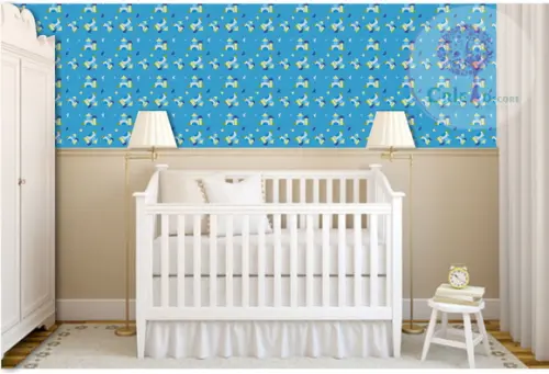 Papel de parede Castelo Geometrico 01