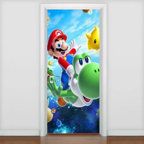 Adesivo decorativo Porta Super Mario
