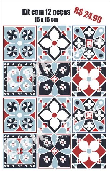 Adesivo Azulejo