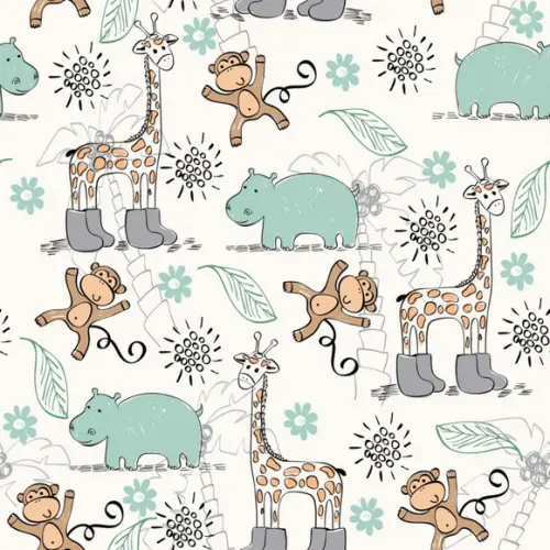 Papel de parede Zoo Safari decor