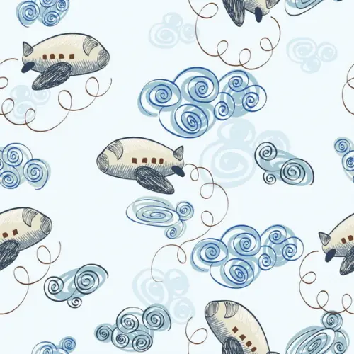 Papel de parede avião decor 59