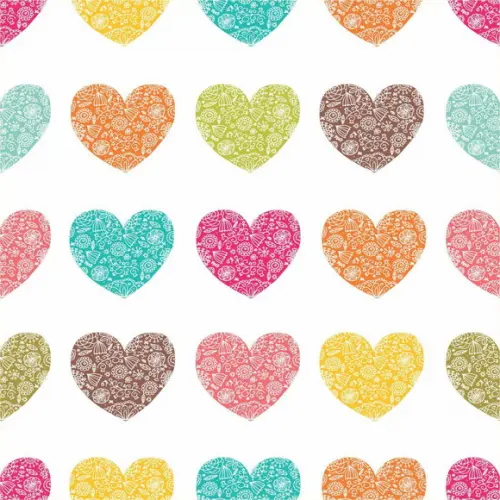 Papel de parede coração Decor 41