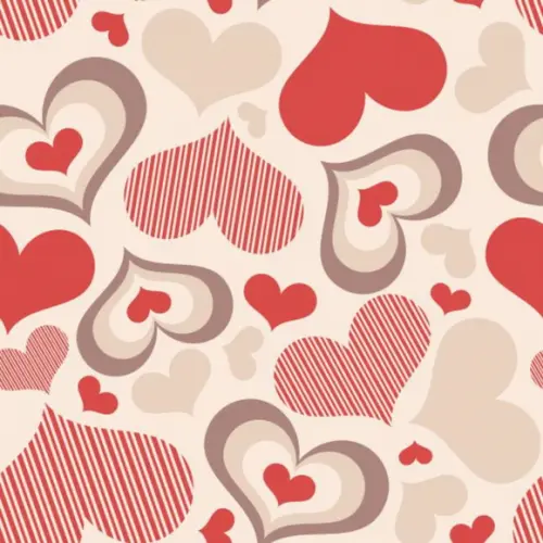 Papel de parede coração Decor 31