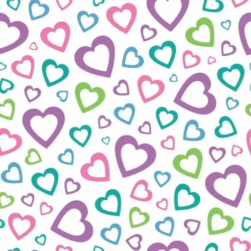 Papel de parede coração Decor 29
