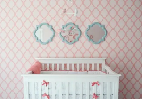 Papel de parede Rosa Decor 01