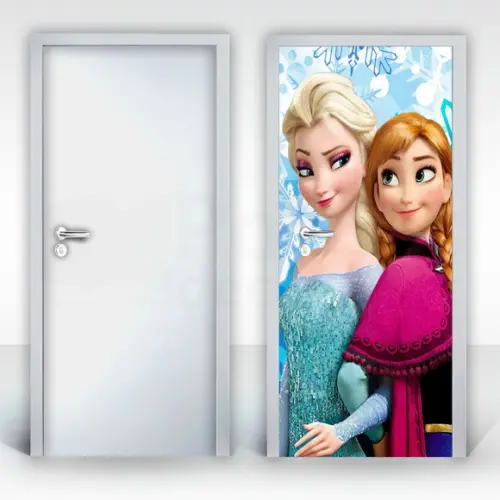 Adesivo decorativo Porta Frozen 01