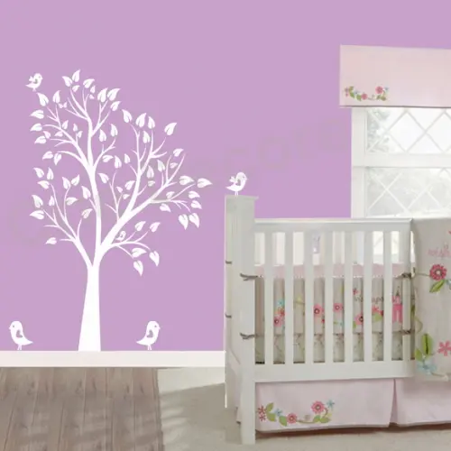 Adesivo Quarto Infantil Arvore Coruja