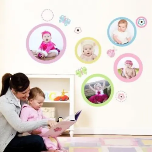 Adesivo De Parede Infantil Baby Fotos