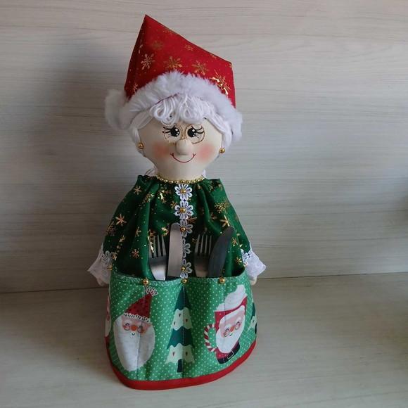 Mamãe Noel Porta-talheres