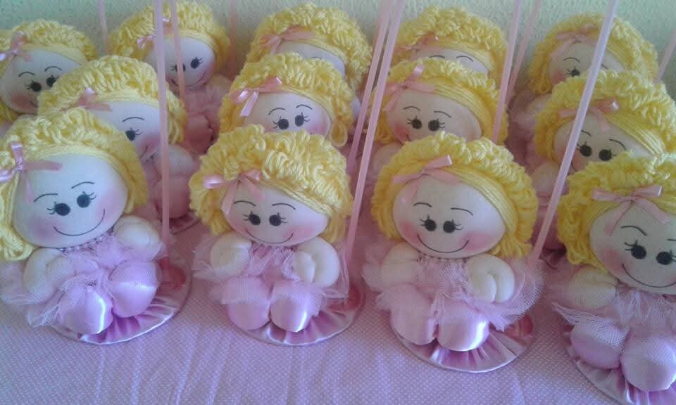 Bonecas Bailarinas kit com 10 unidades