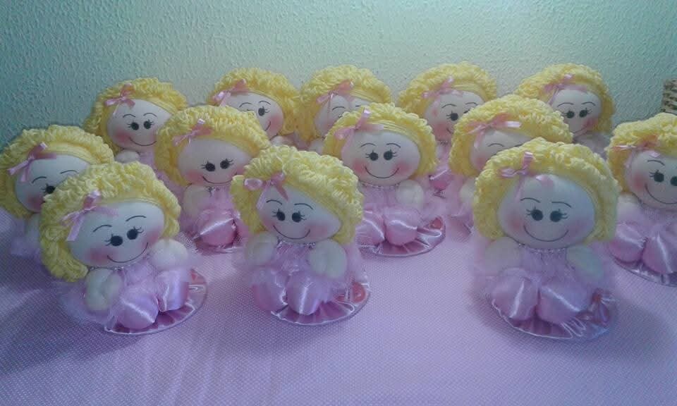 Bonecas Bailarinas kit com 10 unidades