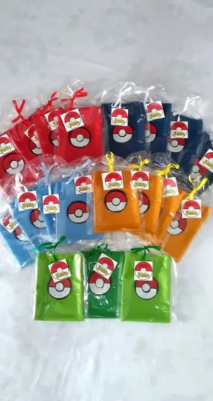 40 Lembrancinhas Porta Cartas Pokémon