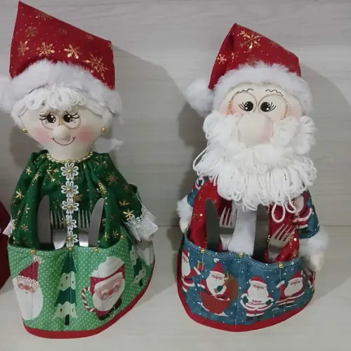 Papai Noel Porta-talheres