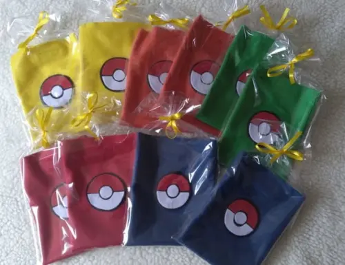 20 Lembrancinhas Porta Cartas Pokémon
