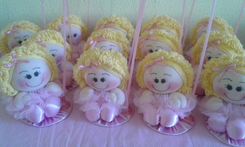 Bonecas Bailarinas kit com 10 unidades
