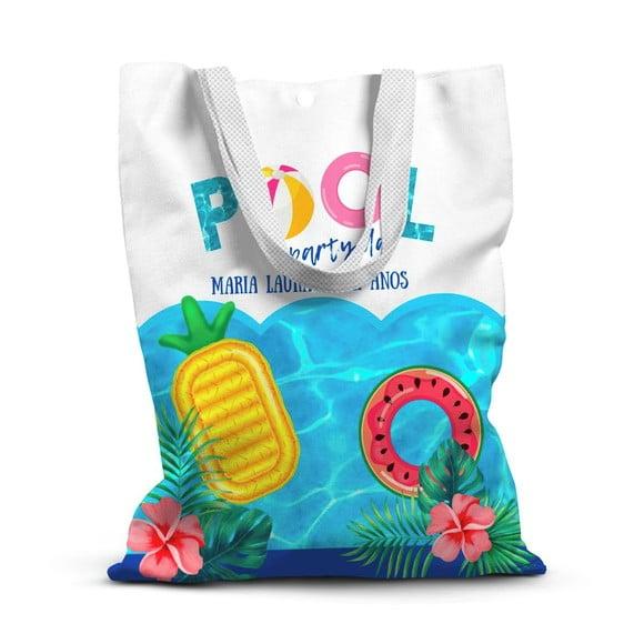 Sacolinha de Tecido para Festa Pool Party